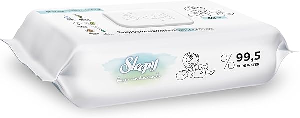 Sleepy Bio Natural Yenidoğan Islak Bebek Bakım Havlusu 12x40 (480 Yaprak)