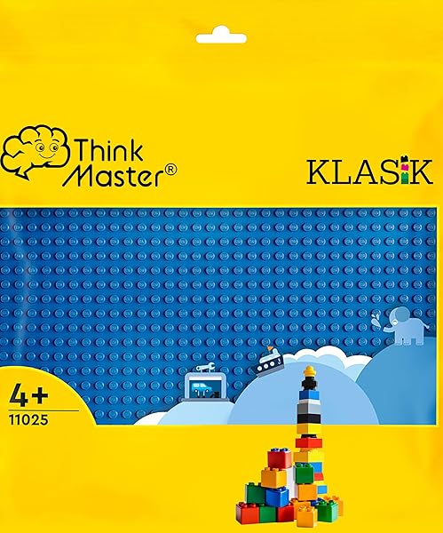 thinkmaster Lego ile Uyumlu Klasik Plaka Lego ile Uyumlu Zemin Plakası (Mavi)