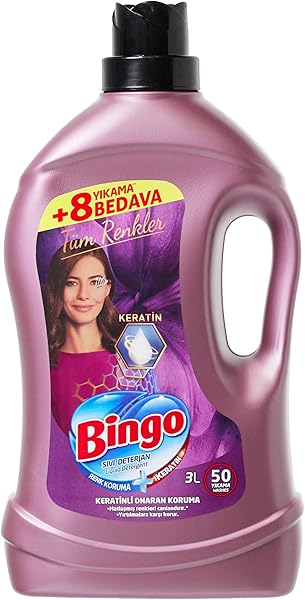 Bingo Sıvı Çamaşır Deterjan Bakım Onaran Bakım 3000 ml 50 Yıkama