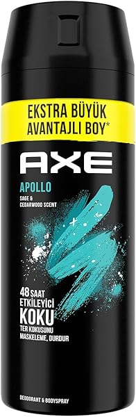 Axe Erkek Sprey Deodorant Apollo 48 Saat Etkileyici Koku 200 ml