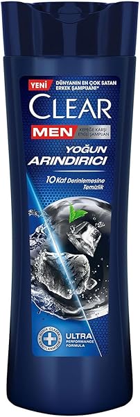 Clear Men Kepeğe Karşı Etkili Şampuan Yoğun Arındırıcı Kömür ile 350 ml