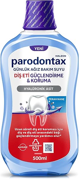 Parodontax Diş Eti Güçlendirme ve Koruma Ağız Bakım Suyu Ferah Nane 500 ml
