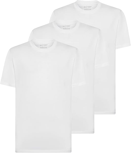 Anthony Jackson 3'lü Kutu Premium Erkek Tişört Starlight