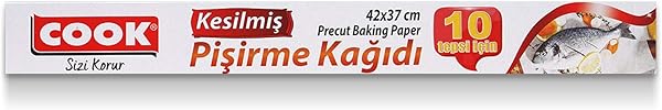 Cook Kesilmiş Pişirme Kağıdı 10 Yaprak 2'li Set