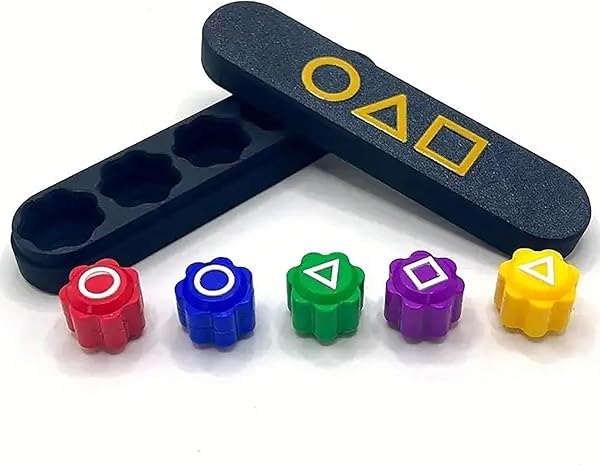 5 Taş, Gonggi, Kaliteli, Premium Özel Kilitli Kutu, Geleneksel Oyun, Renkli Oyun Parçaları ve Özel Taşıma Kutusu