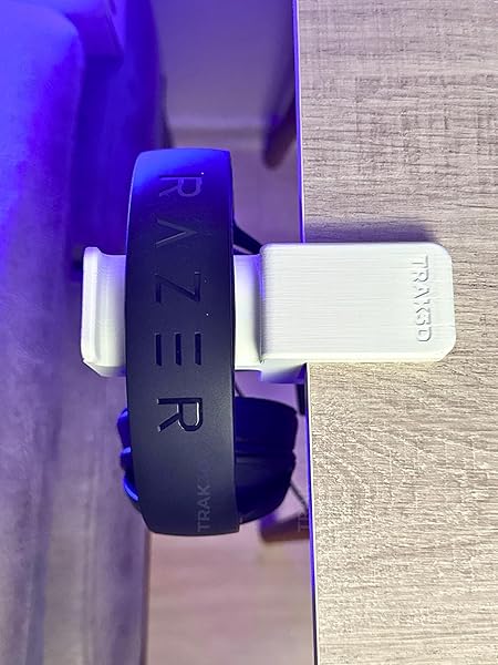 TRAK3D Premium Asılabilir Kulaklık Standı Beyaz