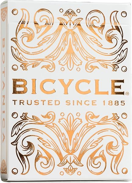 Bicycle® Botanica Playing Cards, White