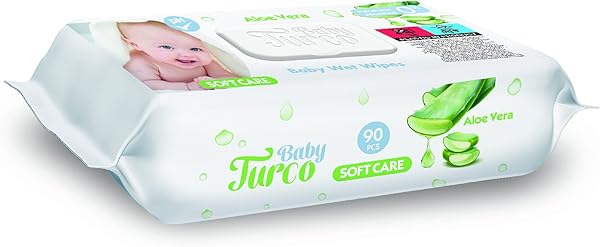 BabyTurco Baby Turco Softcare Aloe Vera Islak Bebek Havlusu 24x90 Yaprak