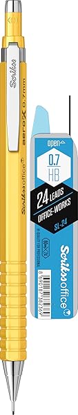 SCRIKSS OFFICE Aero-X Versatil 0.7 Mm Sarı & SL-24 Min HB 2'Li Blister