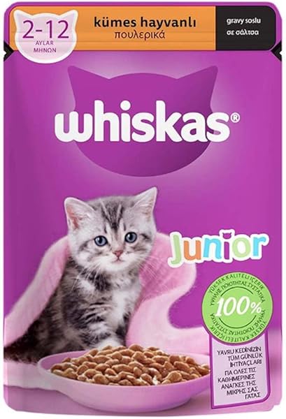 Whiskas Kümes Hayvanlı Yavru Kedi Yaş Mama 85 G