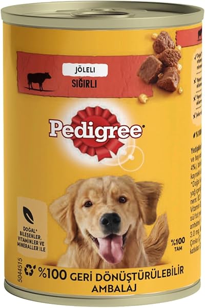 Pedigree Köpekler İçin Biftekli Konserve Yaş Mama 400 G
