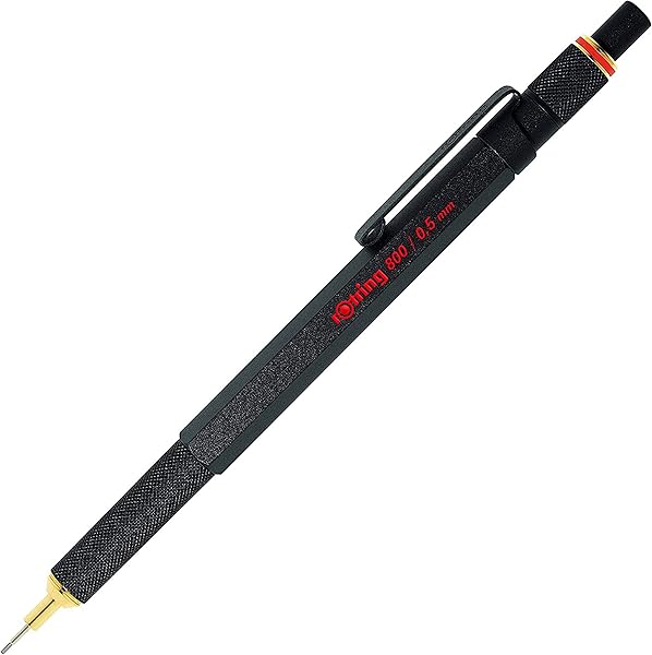 Rotring 800 Mekanik Kurşun Kalem 1904447 Siyah,0.5 mm