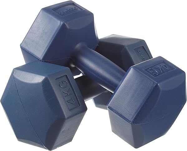 Avessa 4 Kg Plastik Dambıl Set, 2 Adet, Mavi