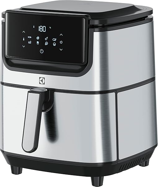 Electrolux E6AF1-6ST AirFryer 8 Programlı Dokunmatik LCD Ekranlı 7 L Sepet Kapasiteli, 5.4 L Kızartma Kapasitesi Sıcak Hava F
