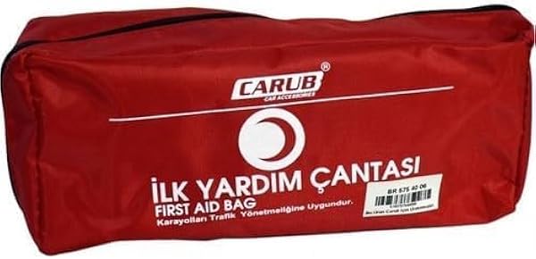 Lüks Ilk Yardım Çantası Belgeli Kumaş Çantalı Yönetmeliğe Uygun