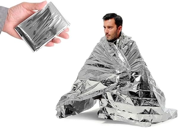 Captain SOS Blanket 7404 Acil Durum İçin Termal Battaniye Metalize Isı Yalıtımlı 160x210cm