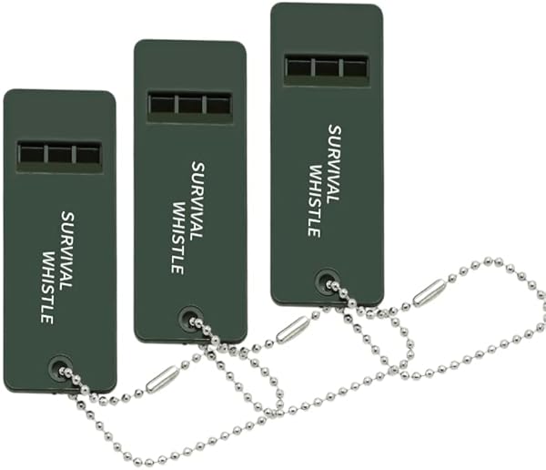 AgQrDkrc 3 Paket, Üç Frekanslı Yarışma Düdüğü Açık Hava Hayatta Kalma Düdüğü İlk Yardım Düdük yüksek seviyeli yüksek frekansl