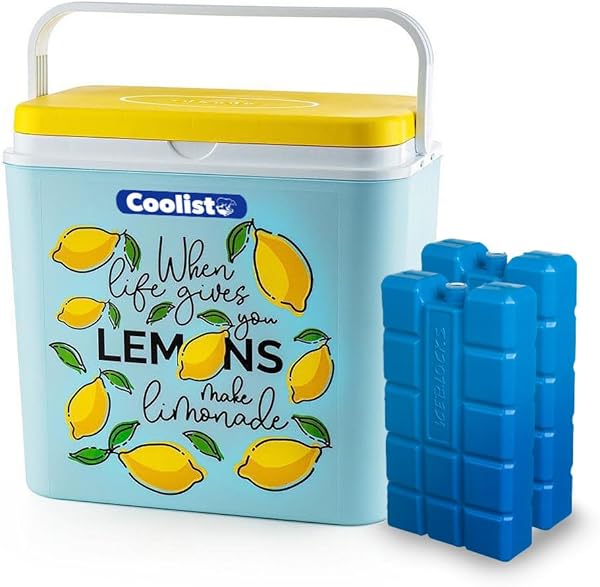 Coolist CLB24LM Limon Desenli Buzluk, 24 Litre + 2 Adet Buz Kaseti, 400gr