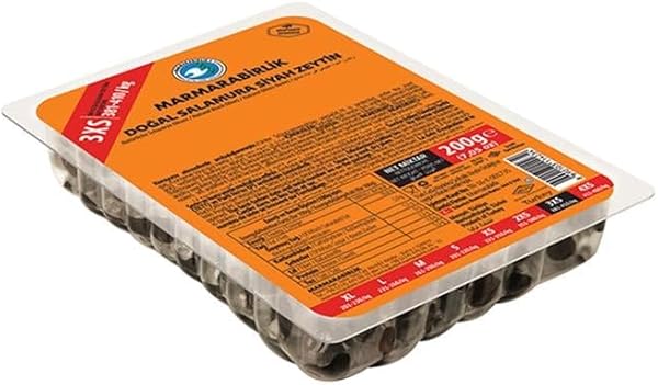 Marmarabirlik Lüks Salamura Zeytin 3XS (381-410) 200g Vakum
