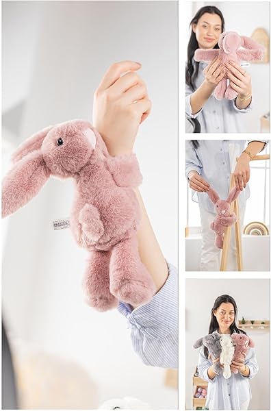 Wellgro Sarılan & Kucaklayan Tavşan Oyuncak Pembe