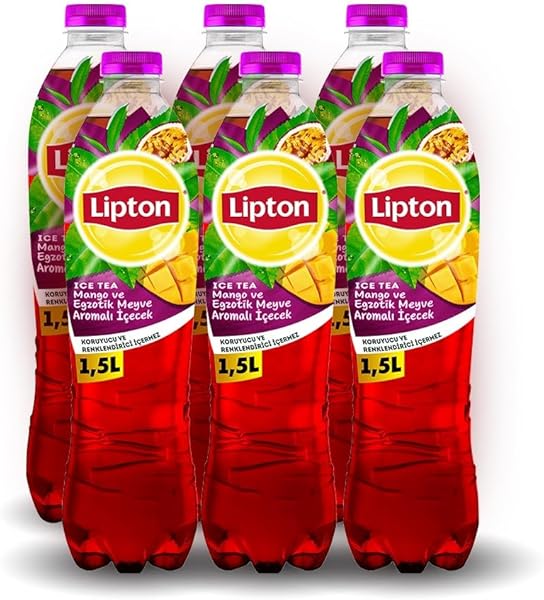 Lipton Ice Tea Mango Soğuk Çay Pet 1.5 L x 6 Adet