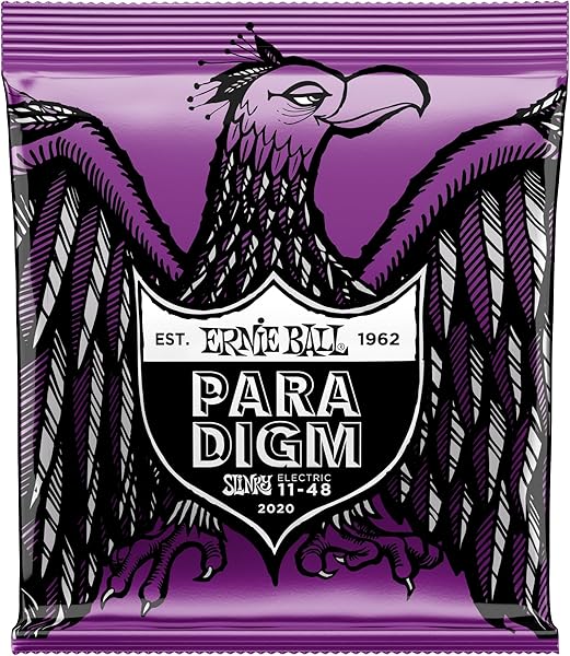 Ernie Ball Power Slinky Paradigm Elektro Gitar Telleri, Ölçü 11-48