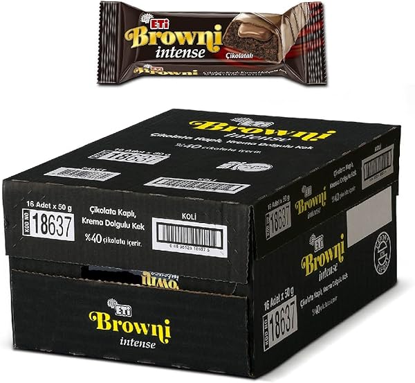 Eti Browni Intense Çikolatalı Kek 50 g x 16 Adet