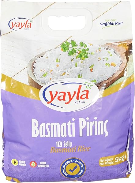 Yayla Basmati Pirinç 5kg 1121 Sella