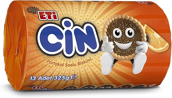 Eti Cin Portakallı Bisküvi 325 g