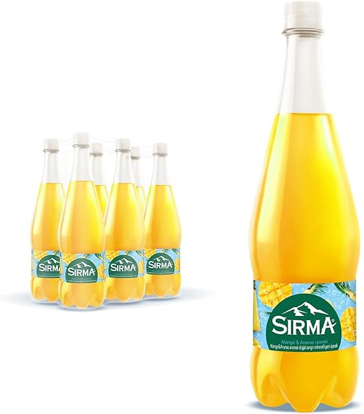 Sırma Mango & Ananas Aromalı C Vitaminli Maden Suyu 1L x 6