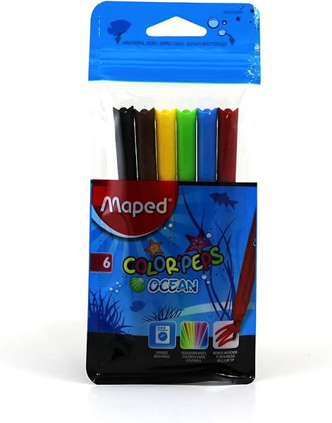 MAPED 845723 COLOR PEPS OCEAN 6 RENK KEÇELİ KALEM