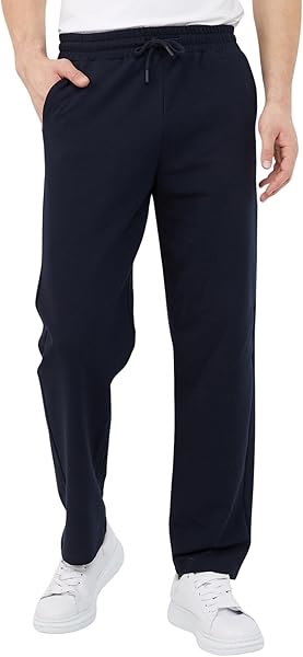 METALİC Lacivert Erkek Düz Paça Rahat Kesim Eşofman Altı