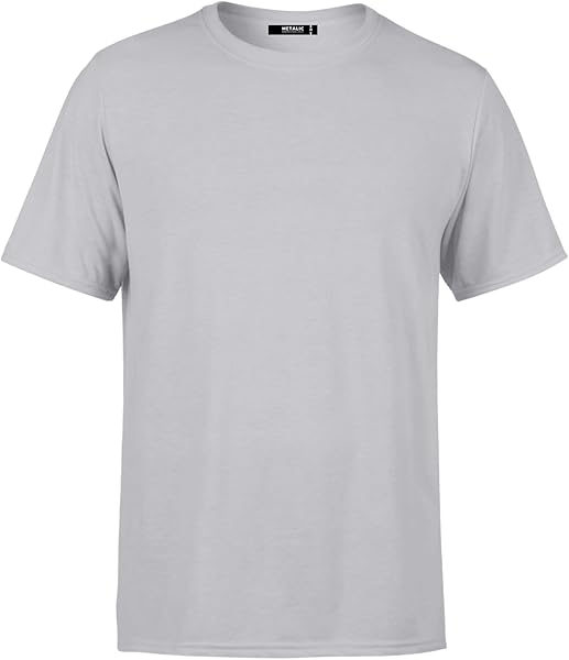 METALIC Erkek Gri T- Shirt Regular Fit Rahat Kesim Bisiklet Yaka Basic Tişört