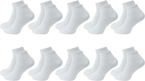 Anthony Jackson 10 Çift Kutulu BAMBU Premium Bay-Bayan Patik Çorap - Bilek Boy Kısa Spor Koşu ve Yürüyüş Çorabı JESUS