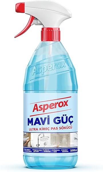 Asperox Mavi Güç Kireç Çözücü Sprey 1000 ml