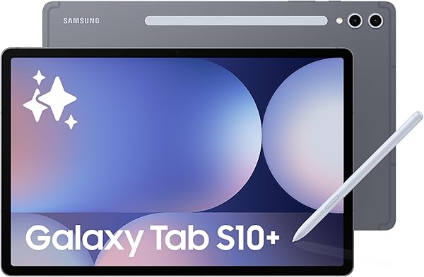 Samsung Galaxy Tab S10+ Yapay Zeka (AI) Tablet, 12GB RAM, 256GB Hafıza, AMOLED Ekran, S Pen Dahil, Gri (Samsung Türkiye Garan