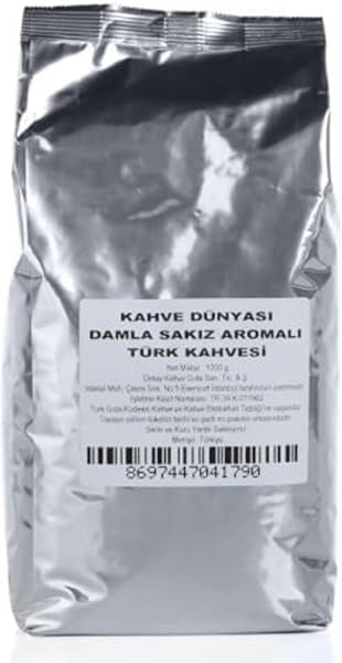 KAHVE DUNYASI Damla Sakız Aromalı Türk Kahvesi, 13.300.2110.0001, 1kg