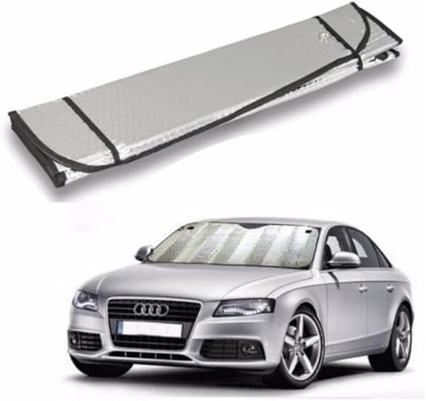 Wiforte Katlanabilir Araç Ön Cam Güneşlik, UV Koruyucu, Geniş Boy, 150 X 70