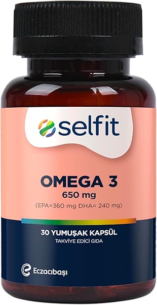 Selfit Omega 3 650 Mg, 30 Yumuşak Kapsül