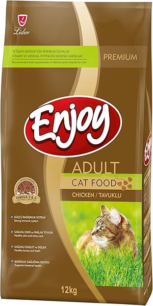 Enjoy Tavuklu Yetişkin Kedi Maması 12 KG