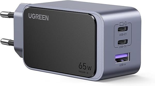 UGREEN Nexode Air 65W 3-Port GaN Fast Charger EU Hızlı Şarj Adaptörü