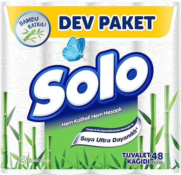 SOLO Tuvalet Kağıdı 48 li Bambu