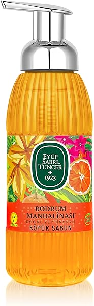 Eyüp Sabri Tuncer Doğal Zeytinyağlı Köpük Sabun Bodrum Mandalinası (500 ml)