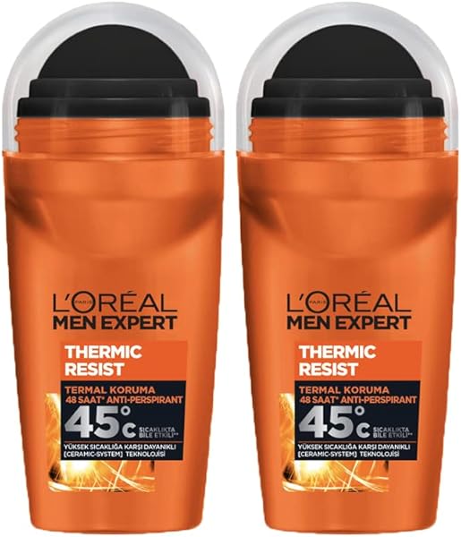 L’Oréal Paris 2'li Men Expert Thermic Resist Anti-Perspirant Roll On Deodorant Seti