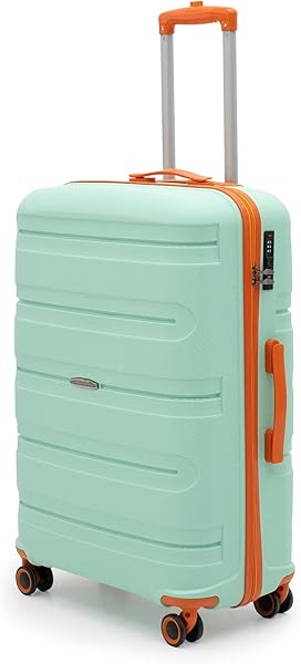 Cotpoly Büyük Boy Valiz, Polipropilen Valiz, Artemis Darbeye Dayanıklı Bavul (Su Yeşili Büyük)