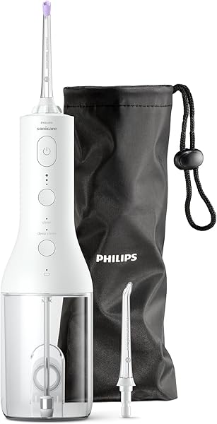 Philips Sonicare Power Flosser 3000 Kablosuz Ağız Duşu, Hızlı ve Etkili Diş Arası Temizliği, Quad Stream Teknolojisi, Yedek B