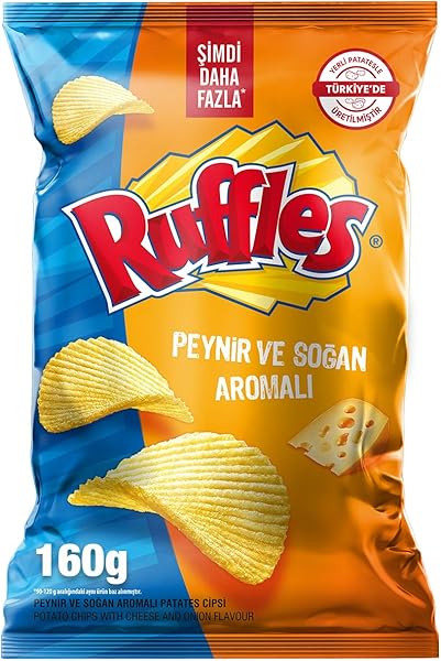 Ruffles Maksimum Peynir & Soğan Parti Boy 160g