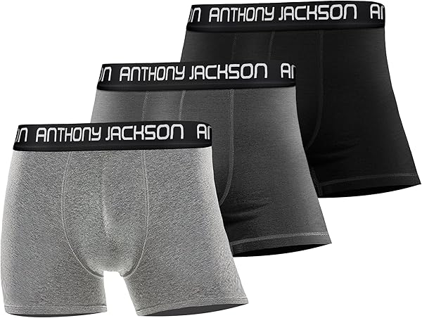Anthony Jackson Likralı 3'lü Kutu Premium Erkek Boxer