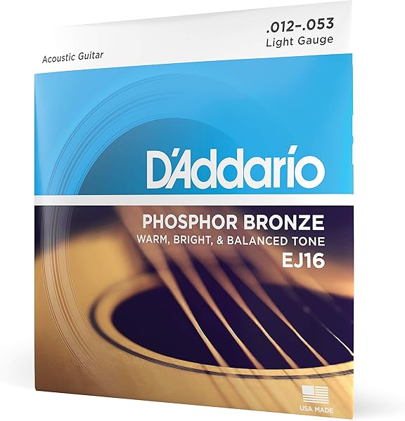 D'Addario Ej16 Akustik Gitar Tel Seti, Phosphor-Bronze, Light Gau