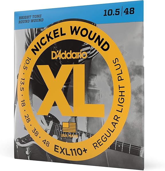 D'Addario Exl110+ Elektro Gitar Tel Seti, Xl, 10.5-48, Nickel Wound,